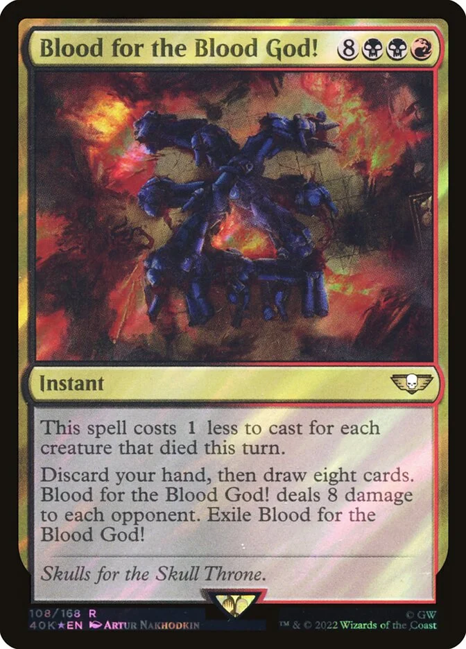 Blood for the Blood God! 「40K/108★」「EN」