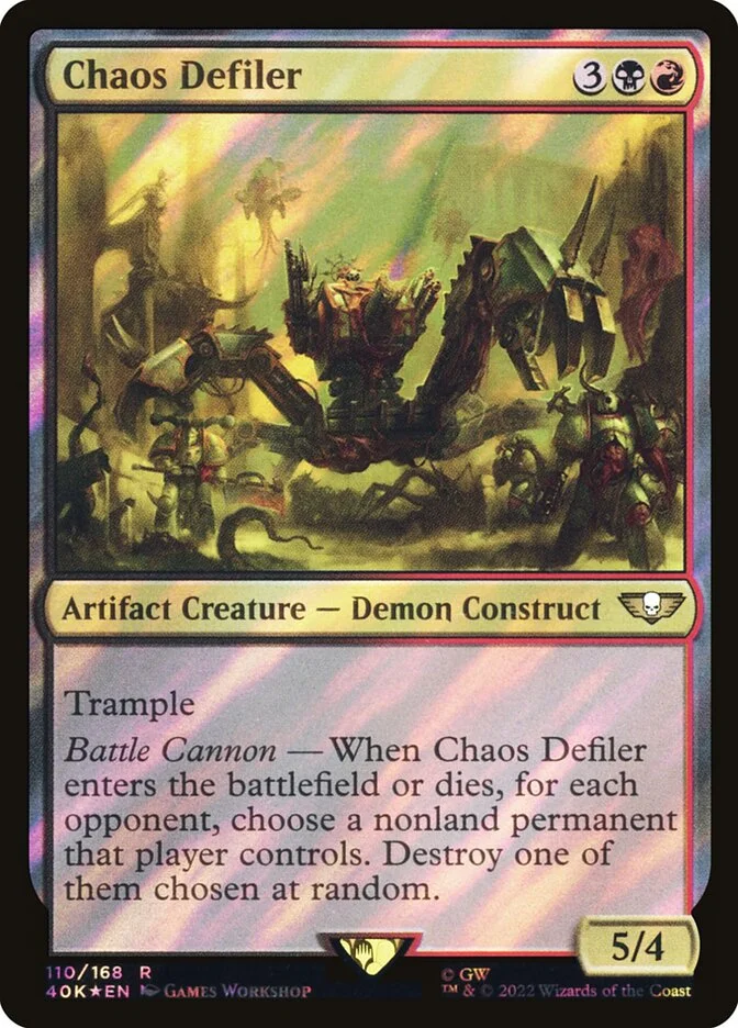 Chaos Defiler 「40K/110★」「EN」
