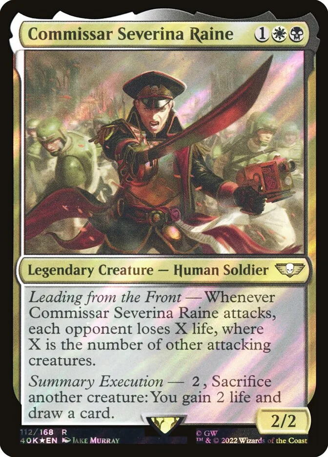 Commissar Severina Raine 「40K/112★」「EN」