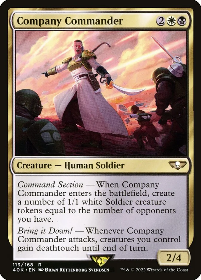 Company Commander 「40K/113」「EN」