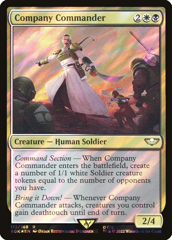 Company Commander 「40K/113★」「EN」