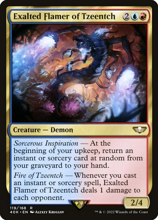Exalted Flamer of Tzeentch 「40K/119」「EN」