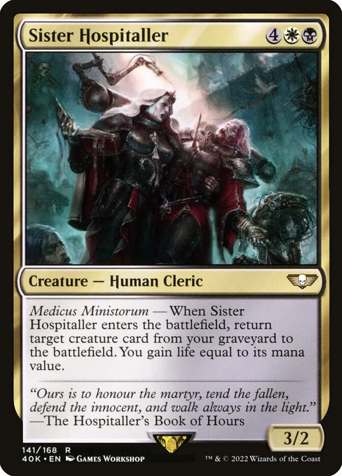 Sister Hospitaller 「40K/141」「EN」
