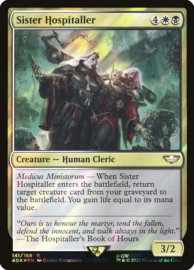 Sister Hospitaller 「40K/141★」「EN」