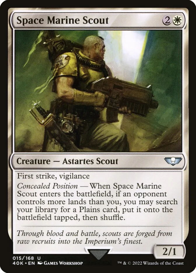Space Marine Scout 「40K/15」「EN」