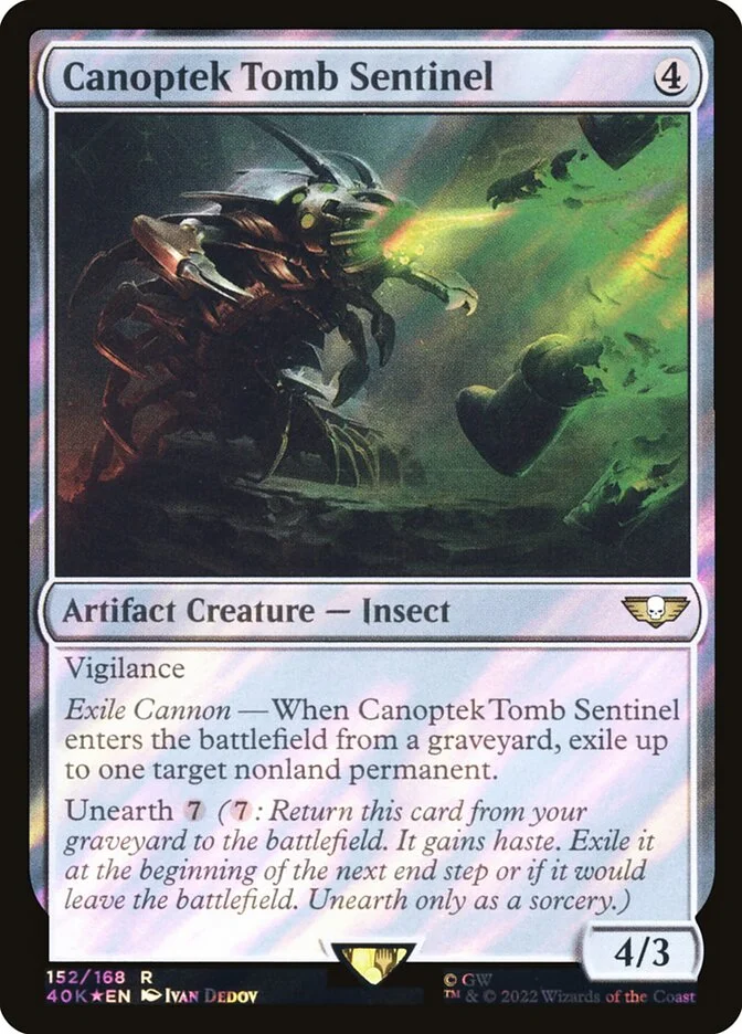 Canoptek Tomb Sentinel 「40K/152★」「EN」