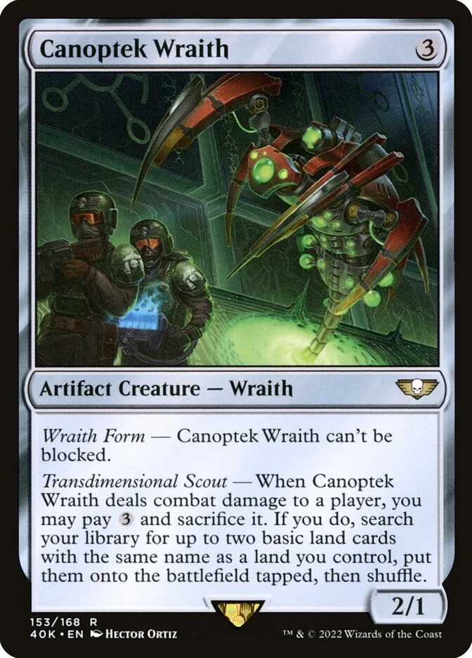 Canoptek Wraith 「40K/153」「EN」