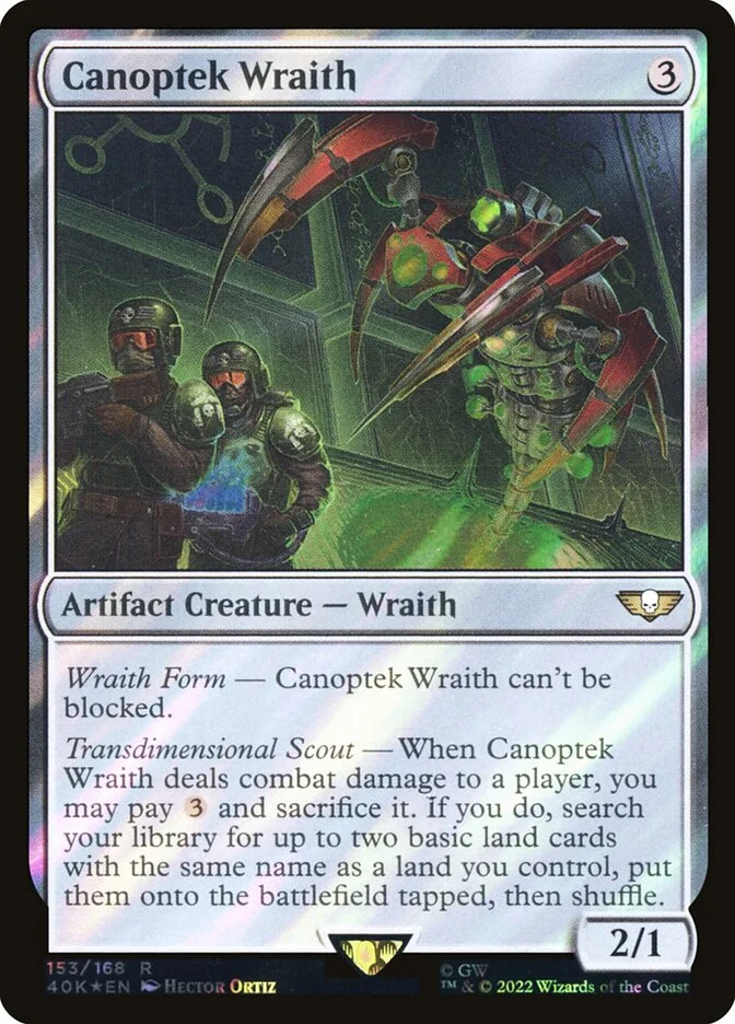 Canoptek Wraith 「40K/153★」「EN」