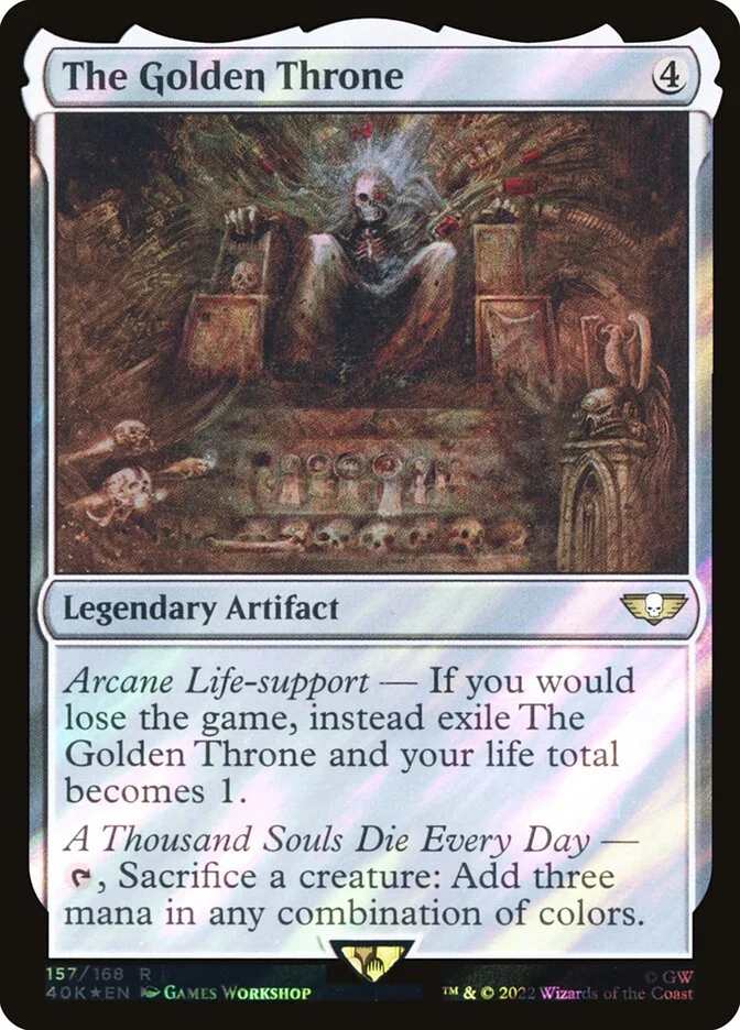 The Golden Throne 「40K/157★」「EN」