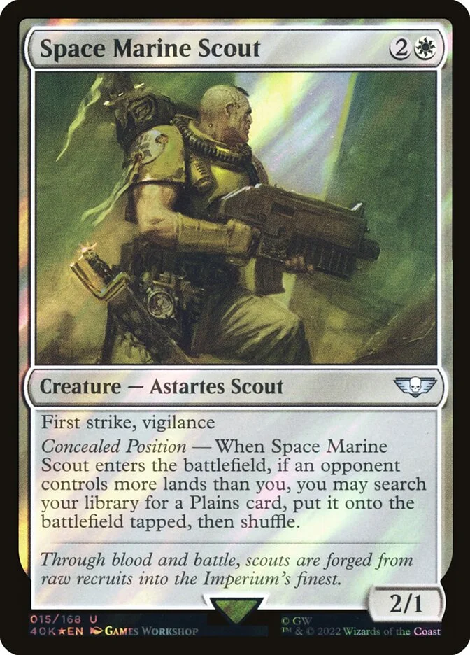 Space Marine Scout 「40K/15★」「EN」