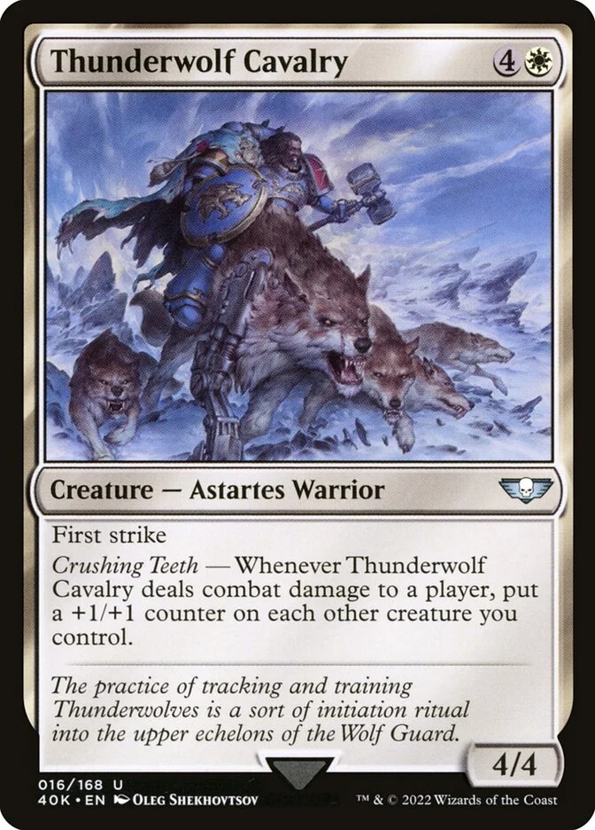 Thunderwolf Cavalry 「40K/16」「EN」
