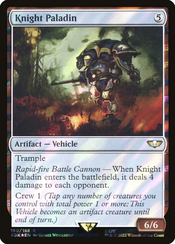 Knight Paladin 「40K/160★」「EN」