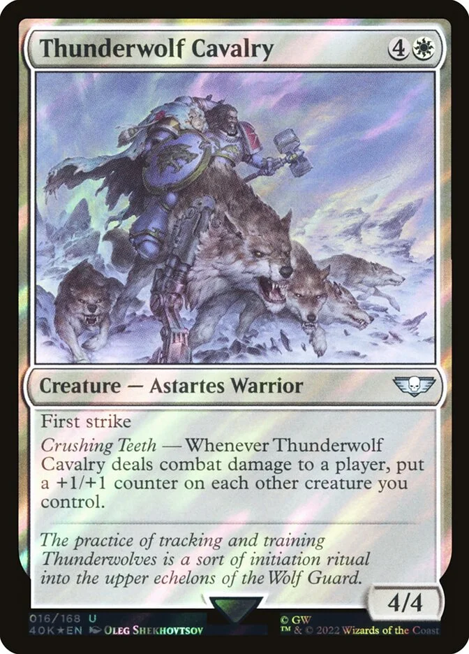 Thunderwolf Cavalry 「40K/16★」「EN」