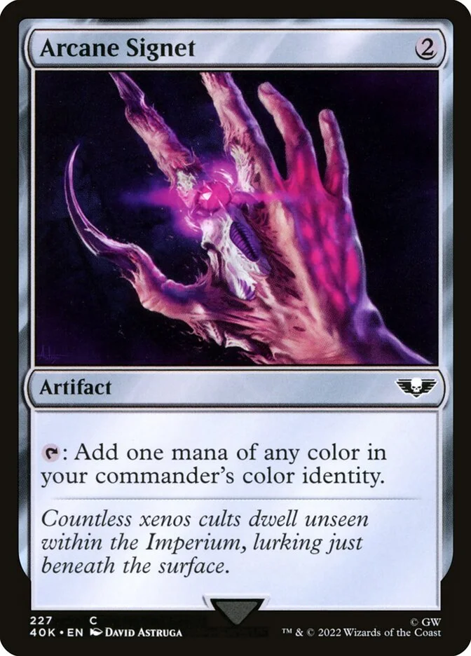 Arcane Signet 「40K/227」「EN」