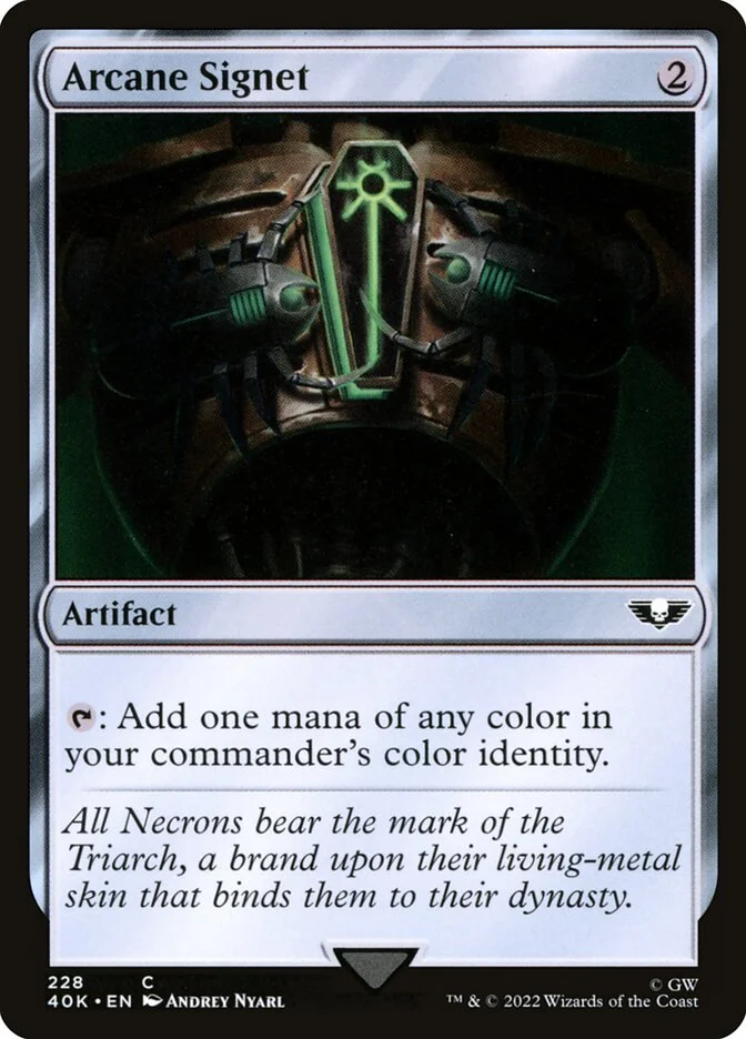Arcane Signet 「40K/228」「EN」