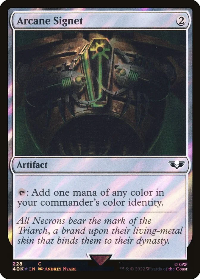 Arcane Signet 「40K/228★」「EN」