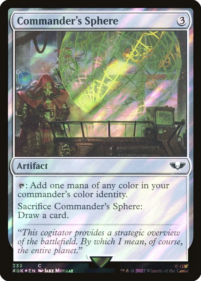 Commander's Sphere 「40K/233★」「EN」