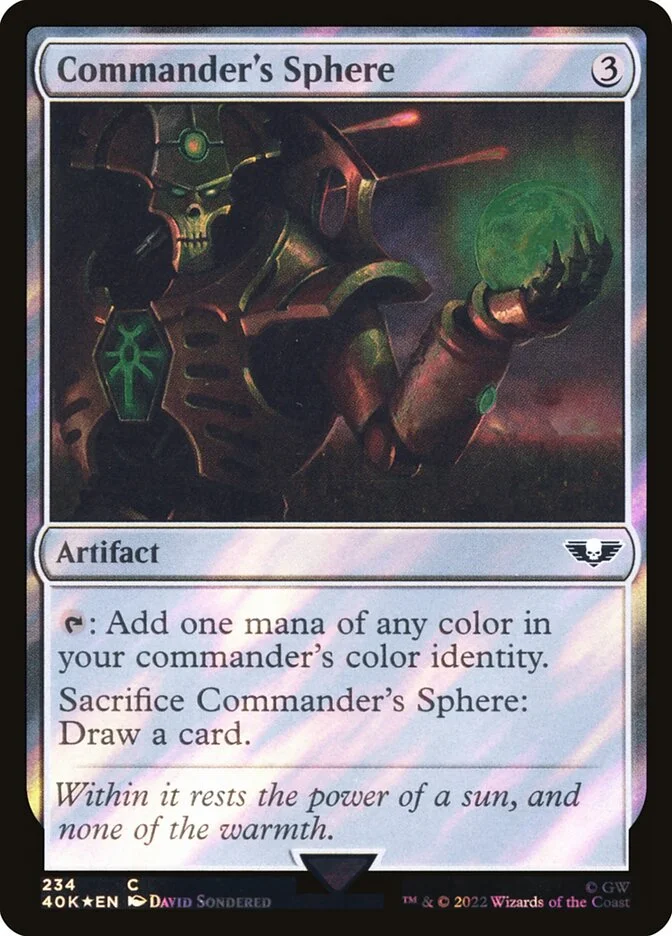 Commander's Sphere 「40K/234★」「EN」