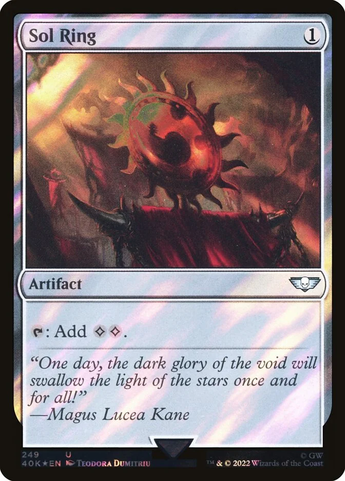 Sol Ring 「40K/249★」「EN」