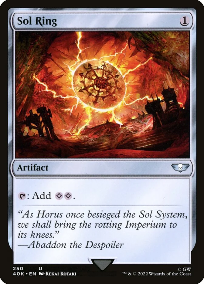Sol Ring 「40K/250」「EN」