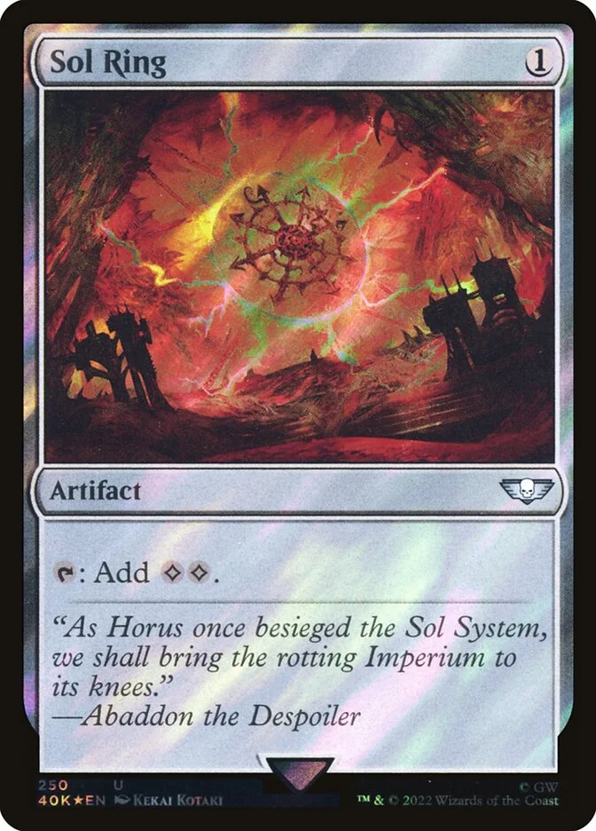 Sol Ring 「40K/250★」「EN」