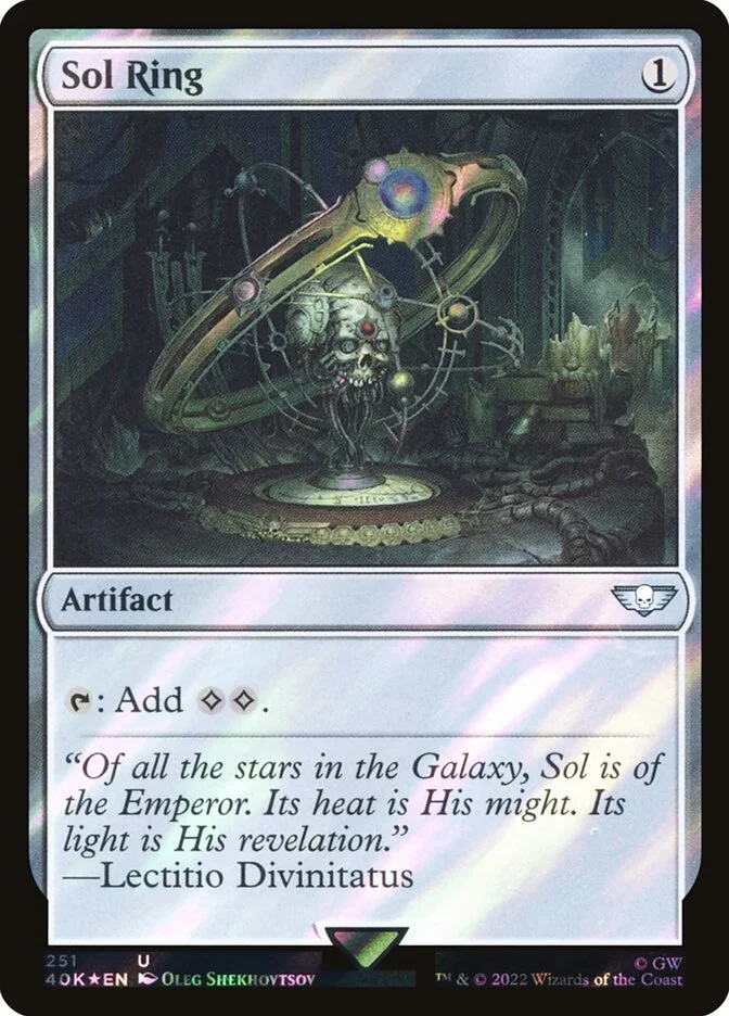 Sol Ring 「40K/251★」「EN」
