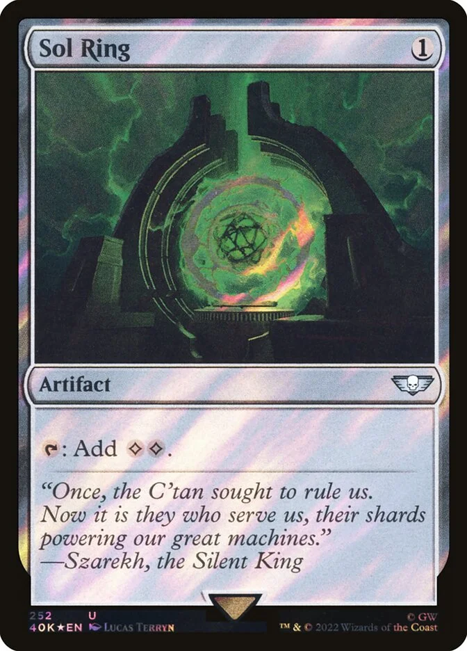 Sol Ring 「40K/252★」「EN」