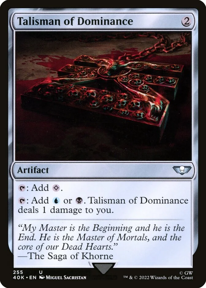 Talisman of Dominance 「40K/255」「EN」