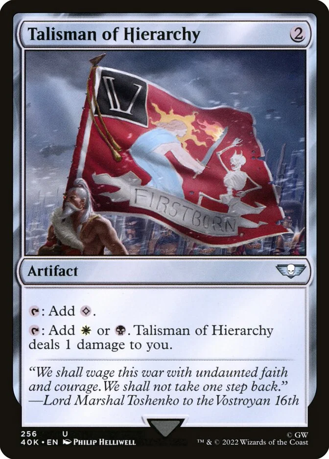 Talisman of Hierarchy 「40K/256」「EN」