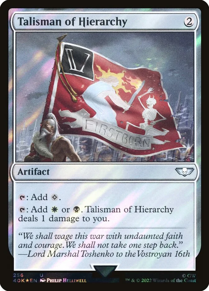 Talisman of Hierarchy 「40K/256★」「EN」