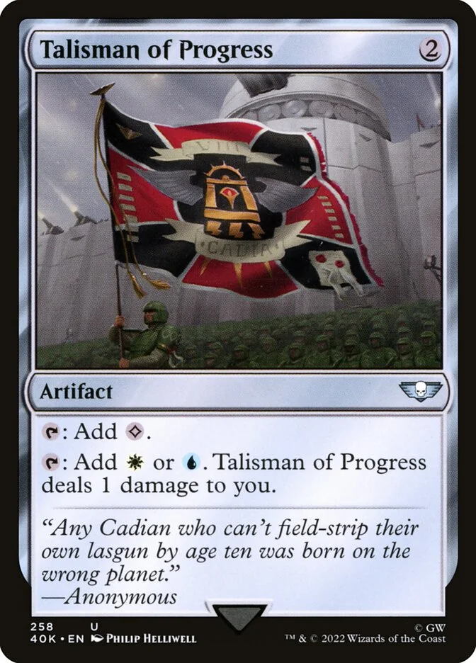 Talisman of Progress 「40K/258」「EN」