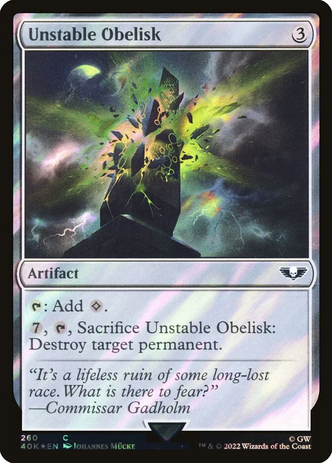 Unstable Obelisk 「40K/260★」「EN」