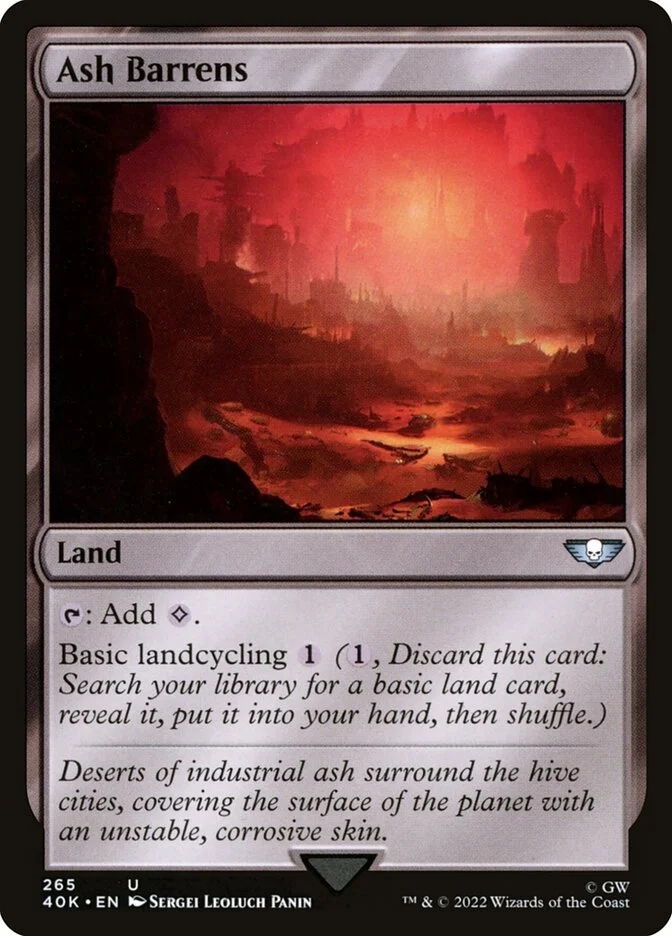 Ash Barrens 「40K/265」「EN」