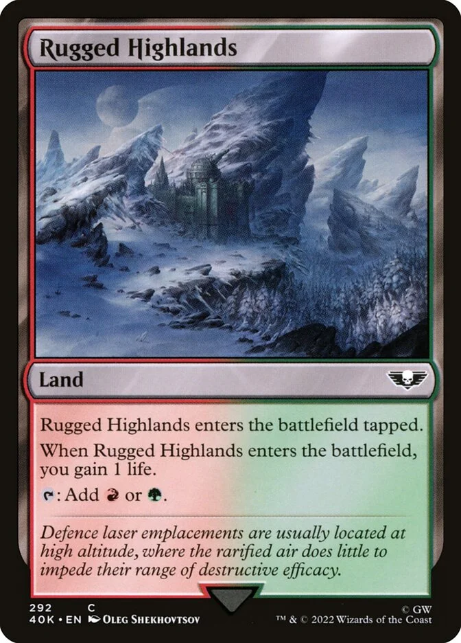 Rugged Highlands 「40K/292」「EN」