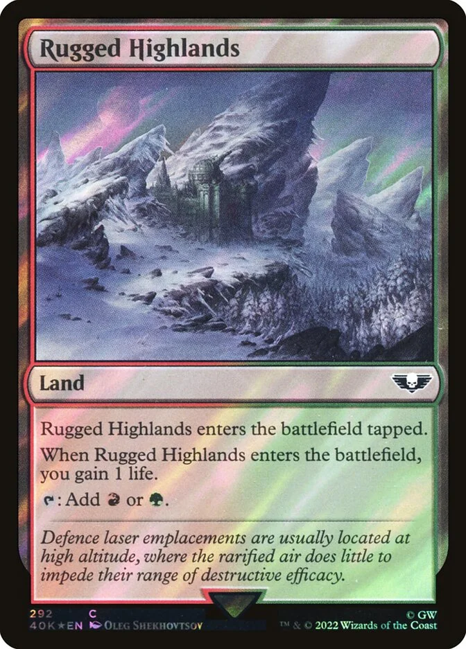 Rugged Highlands 「40K/292★」「EN」