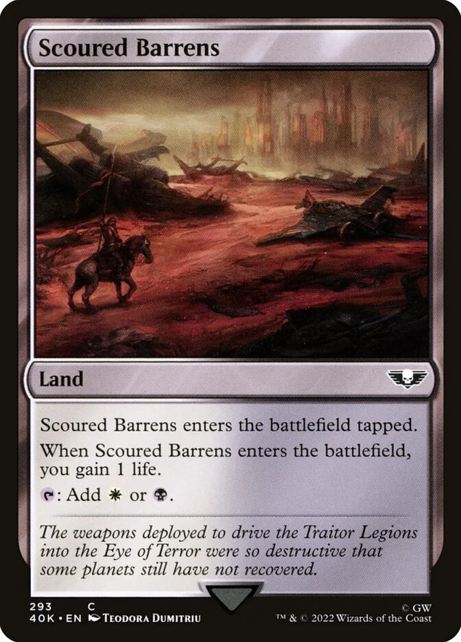 Scoured Barrens 「40K/293」「EN」