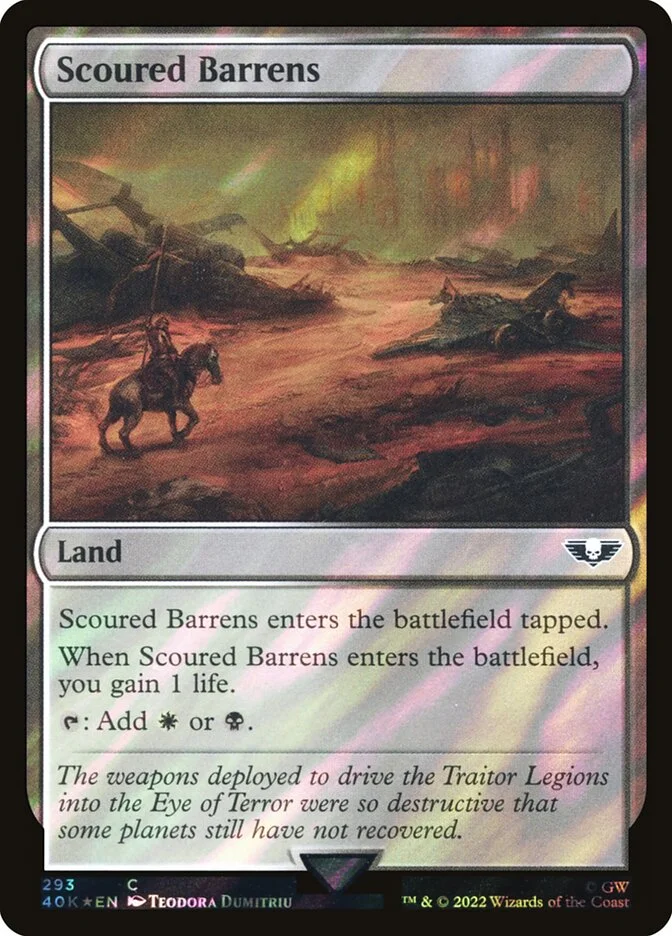 Scoured Barrens 「40K/293★」「EN」