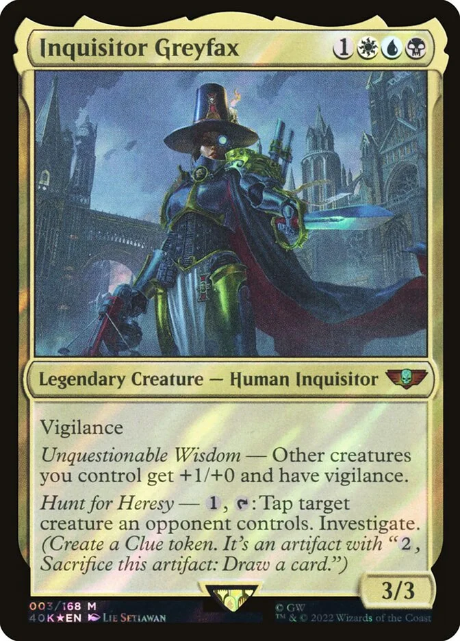 Inquisitor Greyfax 「40K/3」「EN」