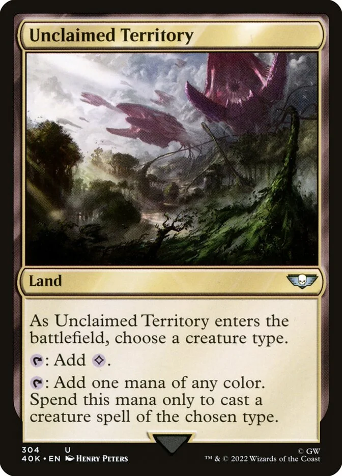Unclaimed Territory 「40K/304」「EN」