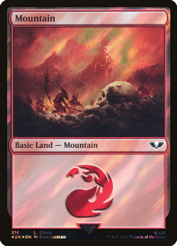 Mountain 「40K/316★」「EN」