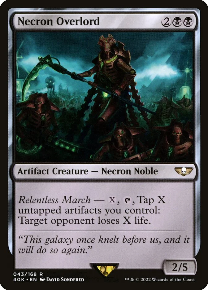 Necron Overlord 「40K/43」「EN」