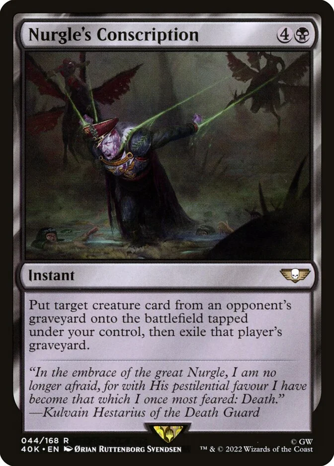 Nurgle's Conscription 「40K/44」「EN」