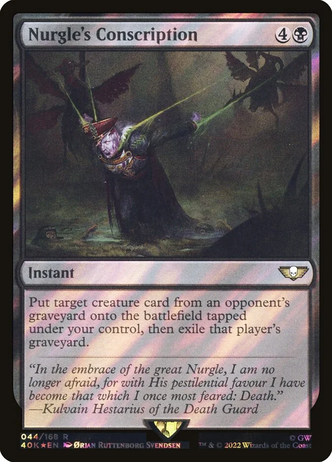 Nurgle's Conscription 「40K/44★」「EN」