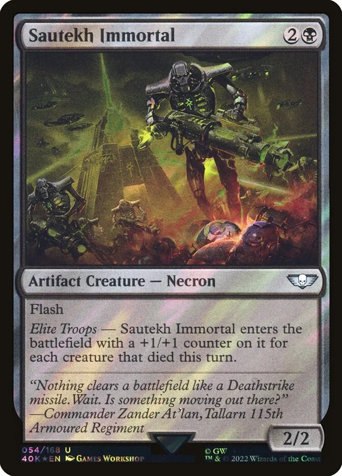 Sautekh Immortal 「40K/54★」「EN」