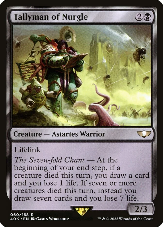 Tallyman of Nurgle 「40K/60」「EN」