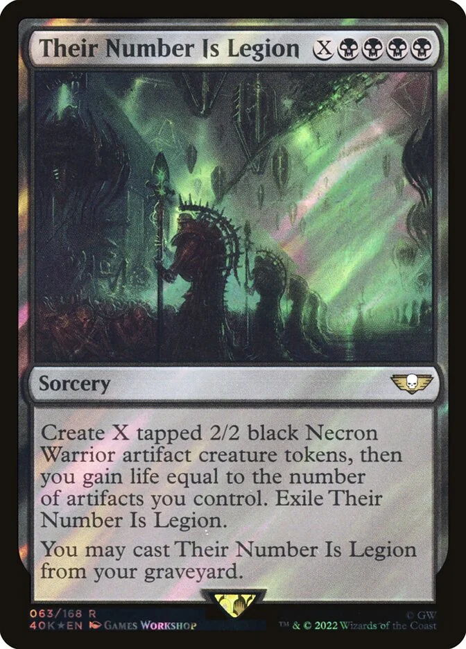 Their Number Is Legion 「40K/63★」「EN」