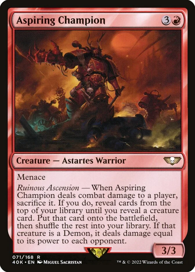 Aspiring Champion 「40K/71」「EN」