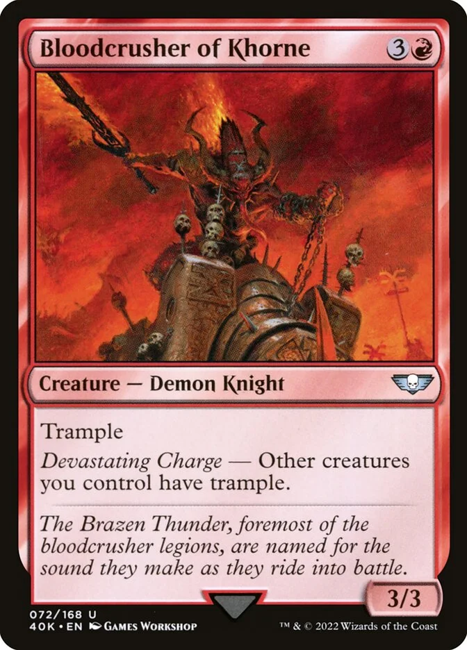 Bloodcrusher of Khorne 「40K/72」「EN」