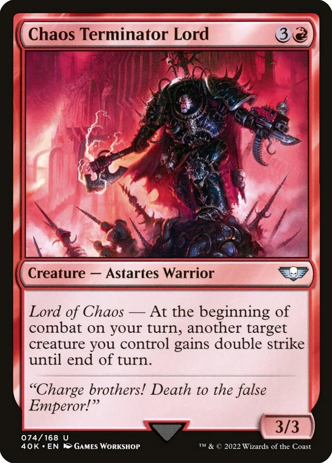 Chaos Terminator Lord 「40K/74」「EN」