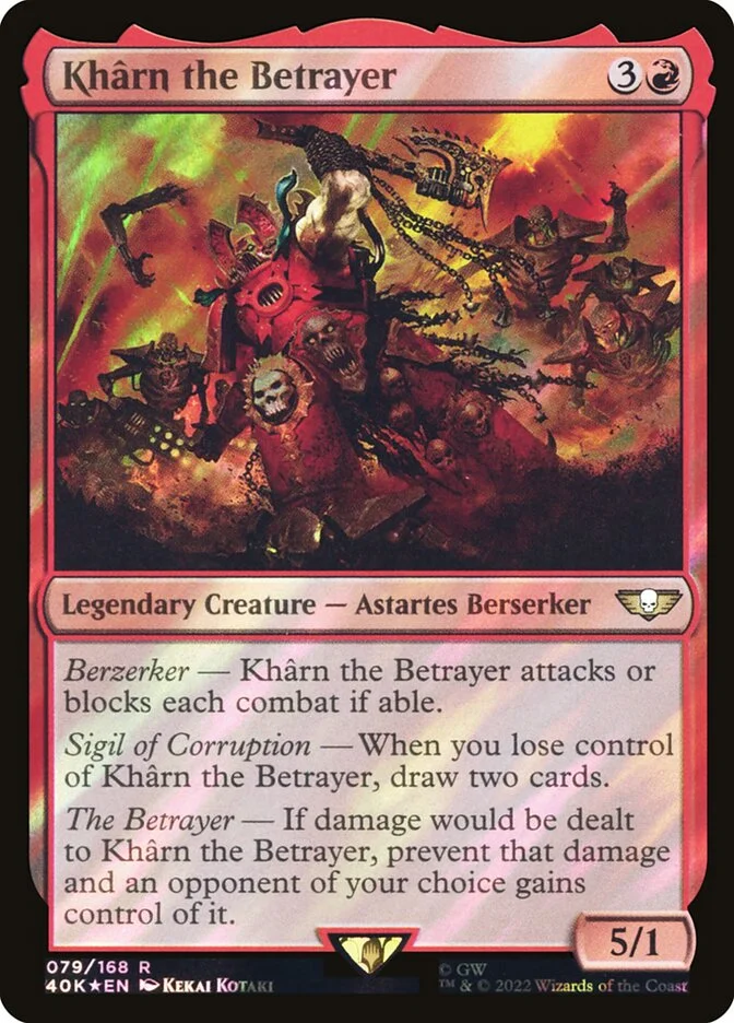 Khârn the Betrayer 「40K/79★」「EN」